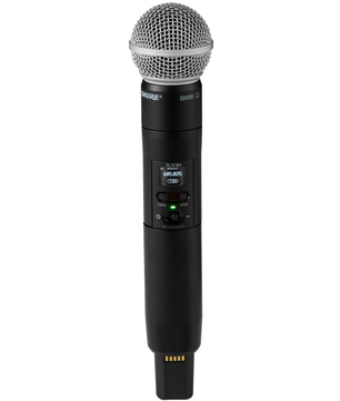 Shure SLXD25+/58-G57 | Handheld Wireless with SM58 Mic | 138MHz Tuning & ShowLink Remote Control