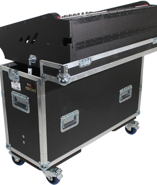 ProX XZF-BWING | Flip-Ready Case for Behringer Wing | Hydraulic Lift with Wheels