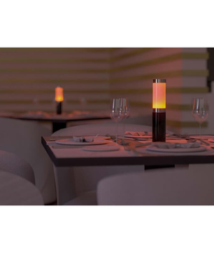 Ape Labs Table Light 2.0 Set of 1 Grey | Battery LED Table Light with Remote | IP65 360° Wireless Uplight Pack