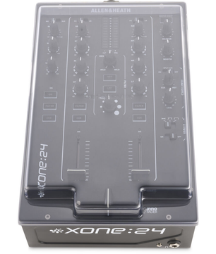 Decksaver DS-PC-XONE24 | Cover for Allen & Heath Xone:24/24C | Smoked Polycarbonate Protection