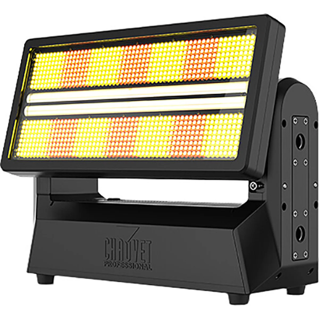 Chauvet Pro Color STRIKE M V2 | IP65 LED Strobe/Wash Hybrid | 180° Tilt + 14 RGB + 28 White Zones