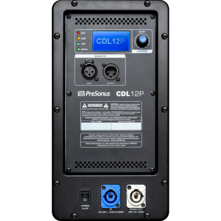 PreSonus CDL12P Loudspeaker | Hybrid Line Array and Point Source | 2000W Powered Speaker with 130 dB SPL
