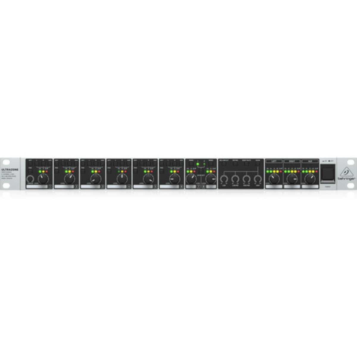 Behringer ULTRAZONE ZMX8210 V2 | 8 Channel - 3 Zone Mixer | Commercial Audio Distribution System