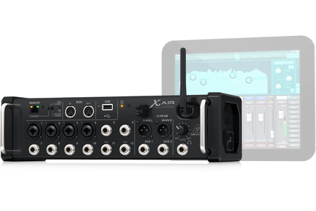 Behringer XR12 | 12 Input Digital Mixer with WiFi | Tablet Controlled Rack Mixer with USB Recording