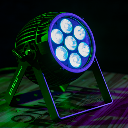 Blizzard Lighting Colorise RGBALC | 7x20W RGBALC 6-in-1 LED Wash Light with Color Mixing & White Presets