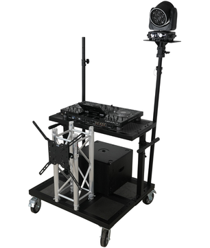 ProX X-BeatWagon | Mobile DJ Workstation | Truss and Pole Mount Ready