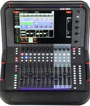 Allen & Heath Avantis Solo with dPack | 15.6in Touchscreen Digital Mixer | 64-Channel 96kHz Console with Expandable I/O