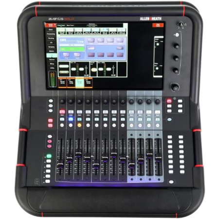 Allen & Heath Avantis Solo with dPack | 15.6in Touchscreen Digital Mixer | 64-Channel 96kHz Console with Expandable I/O