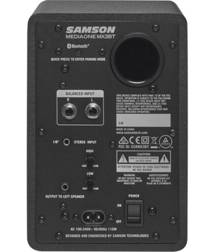 Samson SAMX3BT | 3in Bluetooth Studio Monitors | 80W Powered Speaker Pair