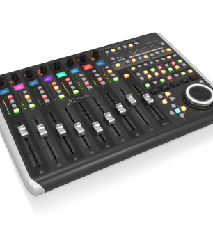 Behringer X Touch | 9 Motorized Faders DAW Controller | USB MIDI Control Surface with LCD Scribble Strips