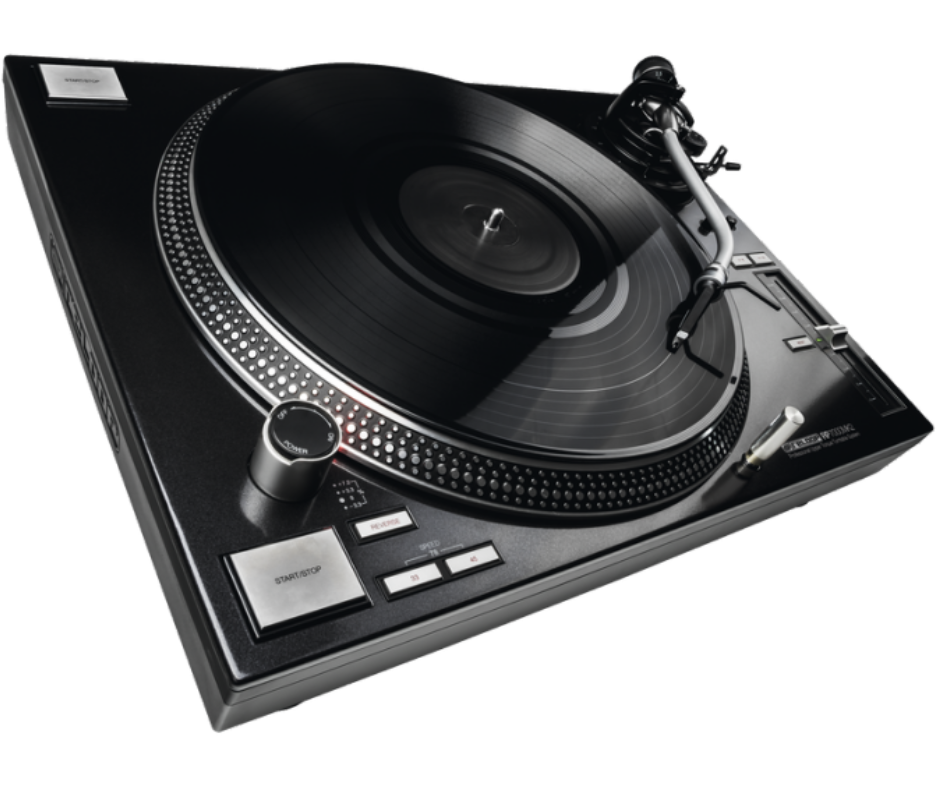 Reloop RP-7000 MK2 | High-Torque Direct Drive Turntable | S-Shaped Tonearm & Multi-Speed Support