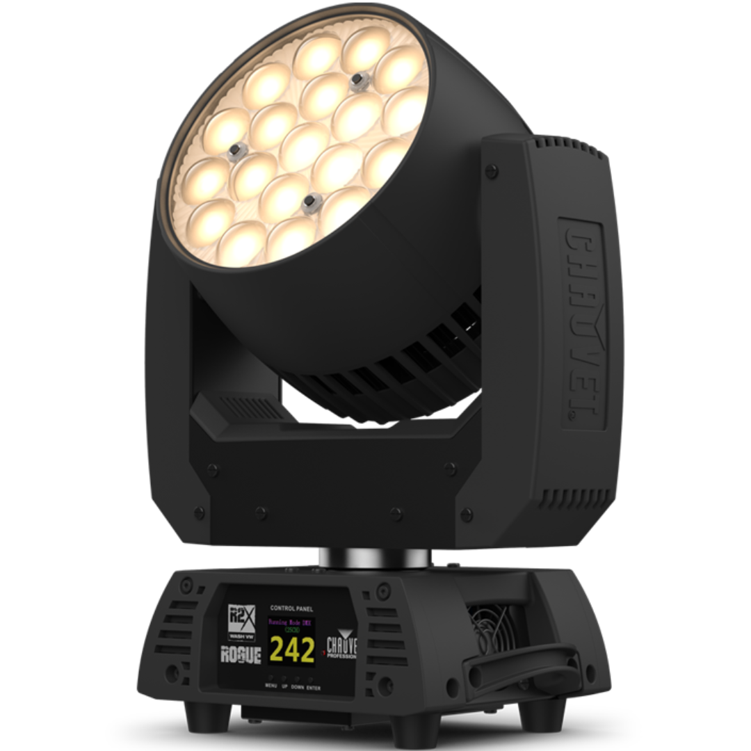 Chauvet Pro Rogue R2X Wash VW | Variable White 19x25W LED Wash | 2600–6075K with Pixel Control & Zoom