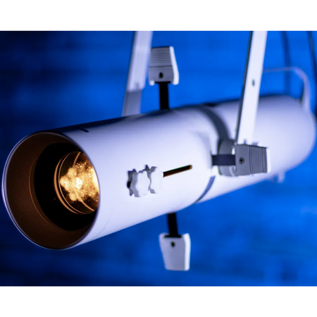 Blizzard Lighting node:b™ WW (White) | 150W Warm White LED with High CRI & Gobo Holder in Compact White Housing