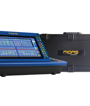Midas MDS-HD96-AIR-CC-TP | Portable Digital Console in Travel Case | 144-Channel Mixer with Touchscreen