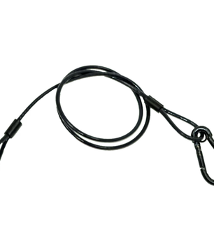 Rasha RTSP100S | Safety Chain Pack of 10 | 100 lb Load Limit – Steel Cable for Lighting Fixtures