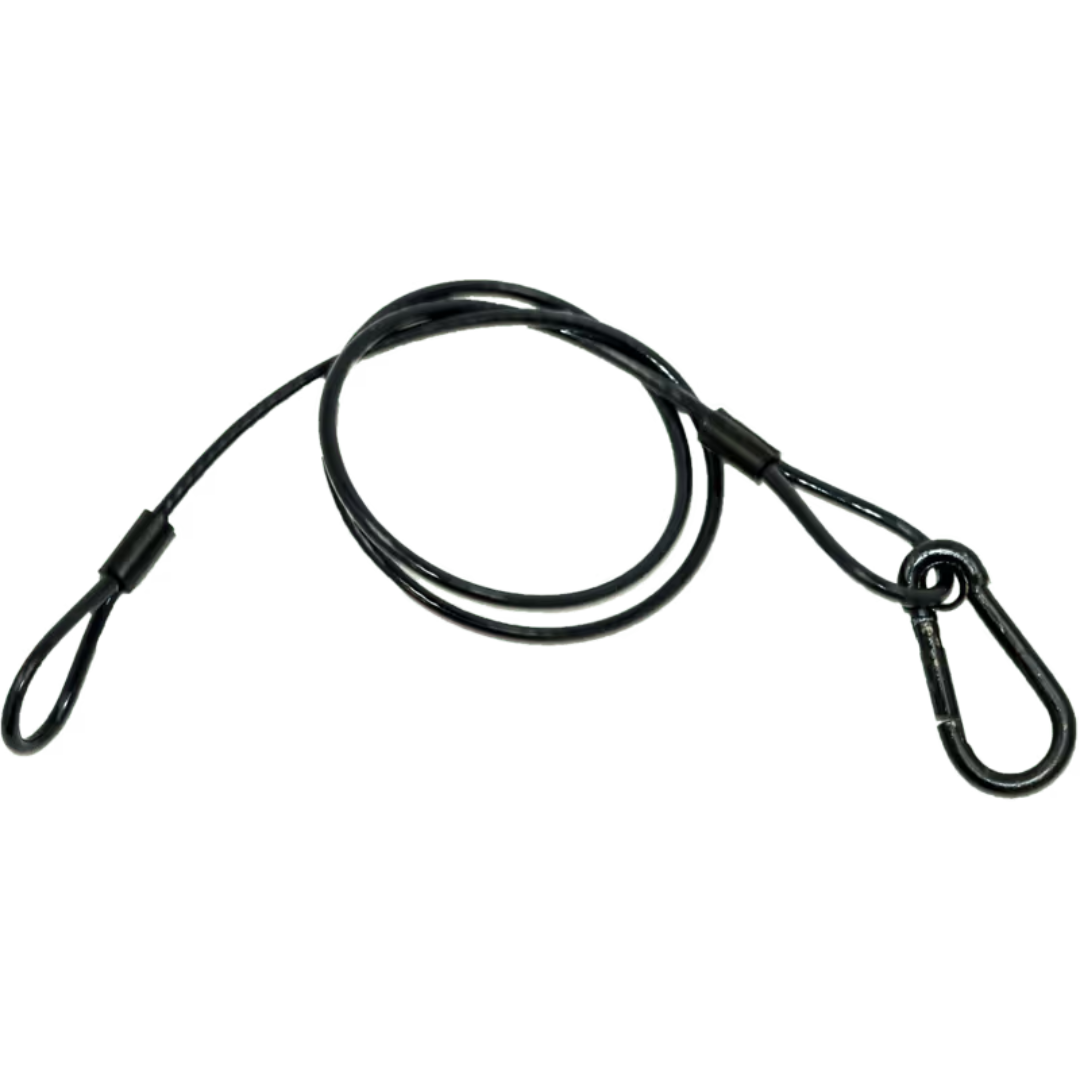 Rasha RTSP100S | Safety Chain Pack of 10 | 100 lb Load Limit – Steel Cable for Lighting Fixtures