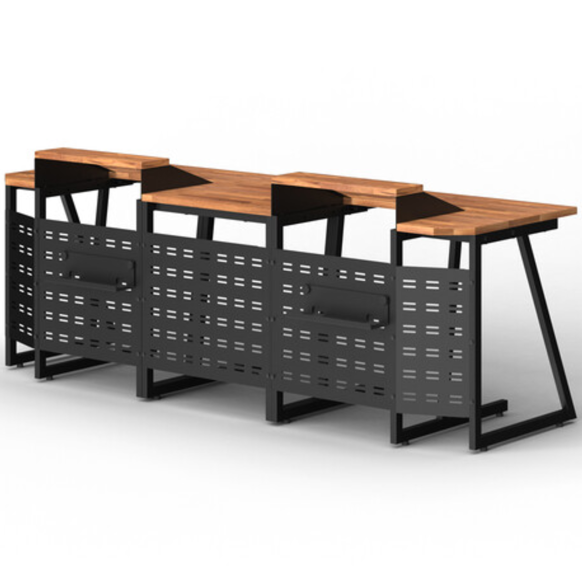 Wavebone Space Station Console Sets 600 | 6U Rack Workstation | Modular Studio Desk