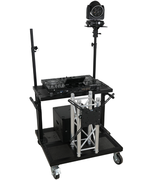 ProX X-BeatWagon | Mobile DJ Workstation | Truss and Pole Mount Ready