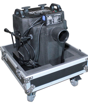 Chauvet DJ Nimbus Package | Dry Ice Fog Machine with Road Case | Continuous Low-Lying Fog Solution