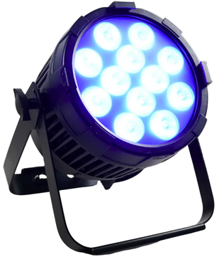 Event Lighting PARF12X20HIP | 12x20W RGBWAU LEDs | IP65 Par with Electronic Frost