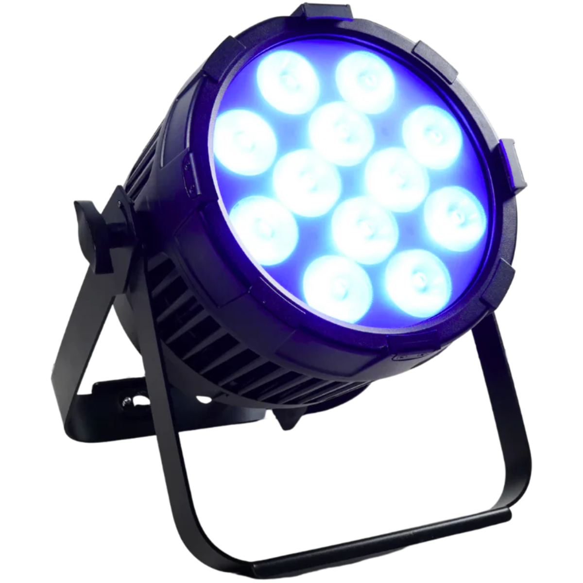 Event Lighting PARF12X20HIP | 12x20W RGBWAU LEDs | IP65 Par with Electronic Frost