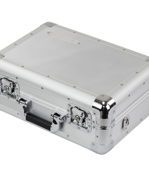 Odyssey KRP7SIL | KROM Series Case for Reloop RP7 | Silver Aluminum Carrying Case
