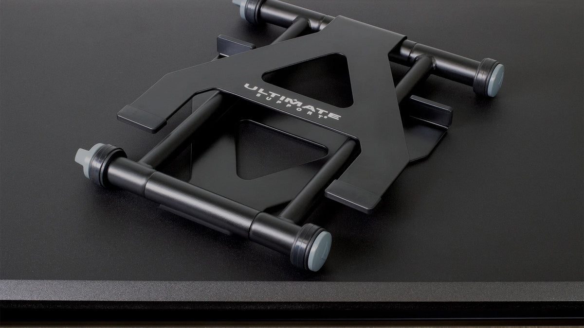 Ultimate Support HYP1010 | Adjustable Laptop Stand | Folds Flat with Tote Included