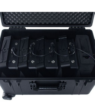 Ape Labs Marvel Pix TourBox | Set of 4 Battery-Powered IP65 LED Uplights w/ Pixel Control