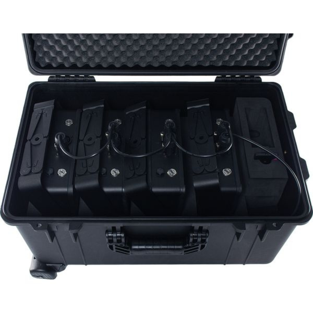 Ape Labs Marvel Pix TourBox | Set of 4 Battery-Powered IP65 LED Uplights w/ Pixel Control