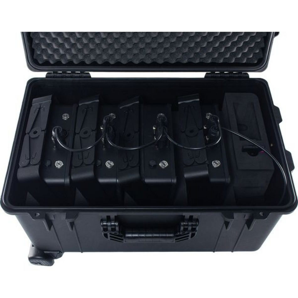 Ape Labs Marvel Pix TourBox | Set of 4 Battery-Powered IP65 LED Uplights w/ Pixel Control