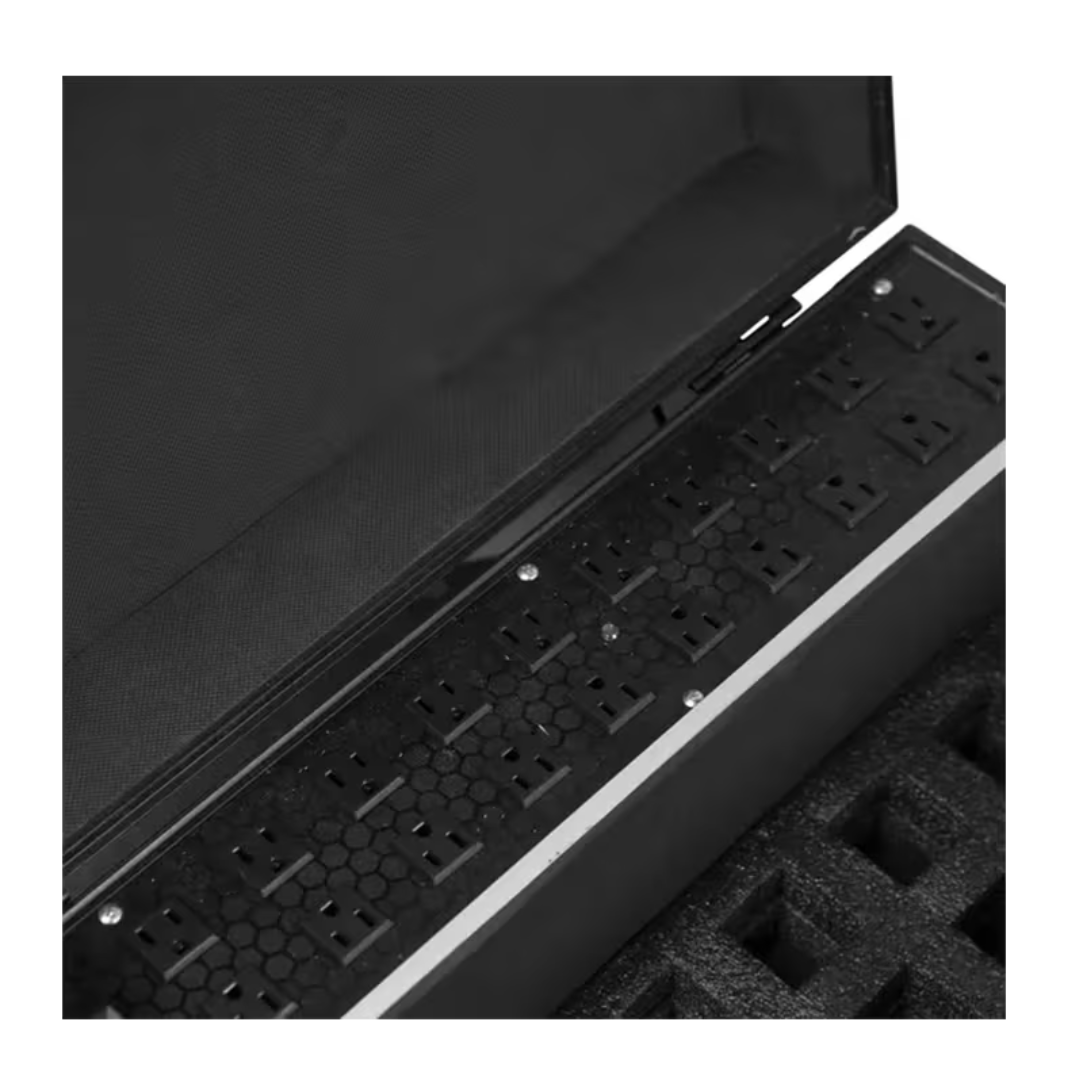 Rasha RP-BPS-20-CRC | 20-in-1 Bullet Pinspot Charging Case | Built-In Power In & Out Design