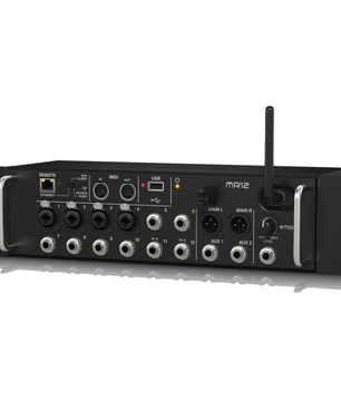 Midas MDS-MR12| 12-Input Tablet-Controlled Digital Mixer | 4 PRO Mic Pres + Built-In WiFi