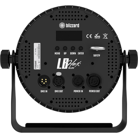 Blizzard Lighting LB HEX Alloy | 18x18W RGBAW+UV Wash Light | Rosco® Presets & 25° Beam