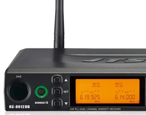 JTS RU8012DB/RU850LTH | Dual Handheld Wireless System | 506–542 MHz with Antenna Diversity
