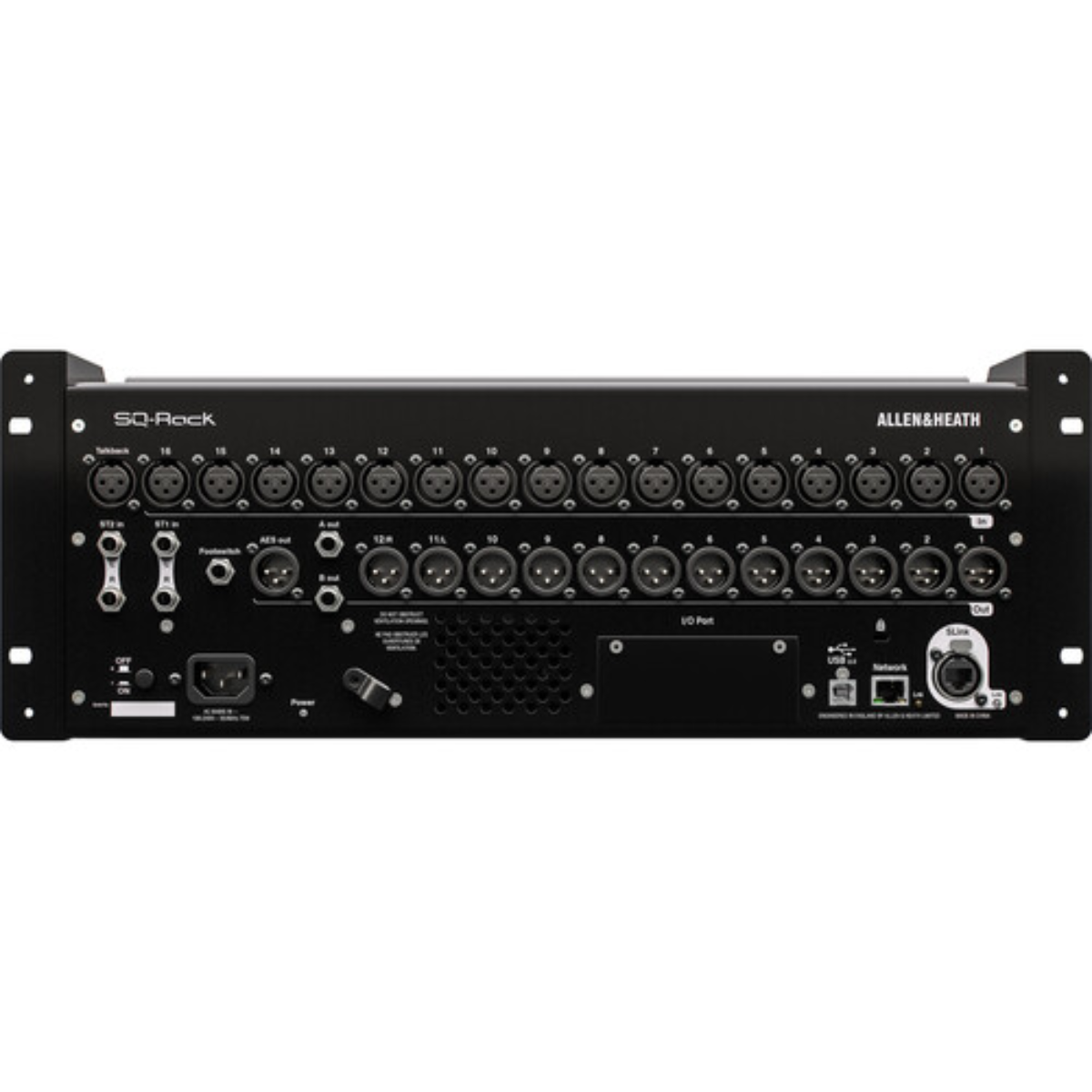 Allen & Heath AH-SQ-RACK | 48-Channel 96kHz Digital Mixer | 4 RU Rackmount Control