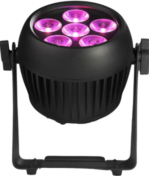 Rasha Par Guard | IP65 RGBWA+UV LED Par | 25° Beam with Wireless DMX & Presets