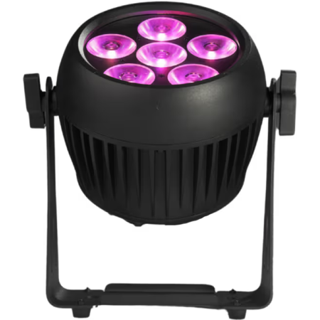 Rasha Par Guard | IP65 RGBWA+UV LED Par | 25° Beam with Wireless DMX & Presets