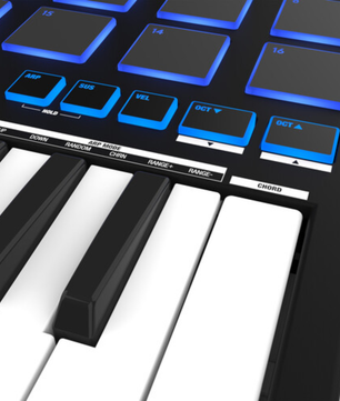 Reloop Keypad Pro | 25-Key Bluetooth MIDI Controller & Pad Workstation with DAW Integration