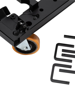 RCF KRT-WH 3X HDL 36 | Transport Dolly for 3 HDL 36 Cabinets | Heavy Duty Wheels with Brakes