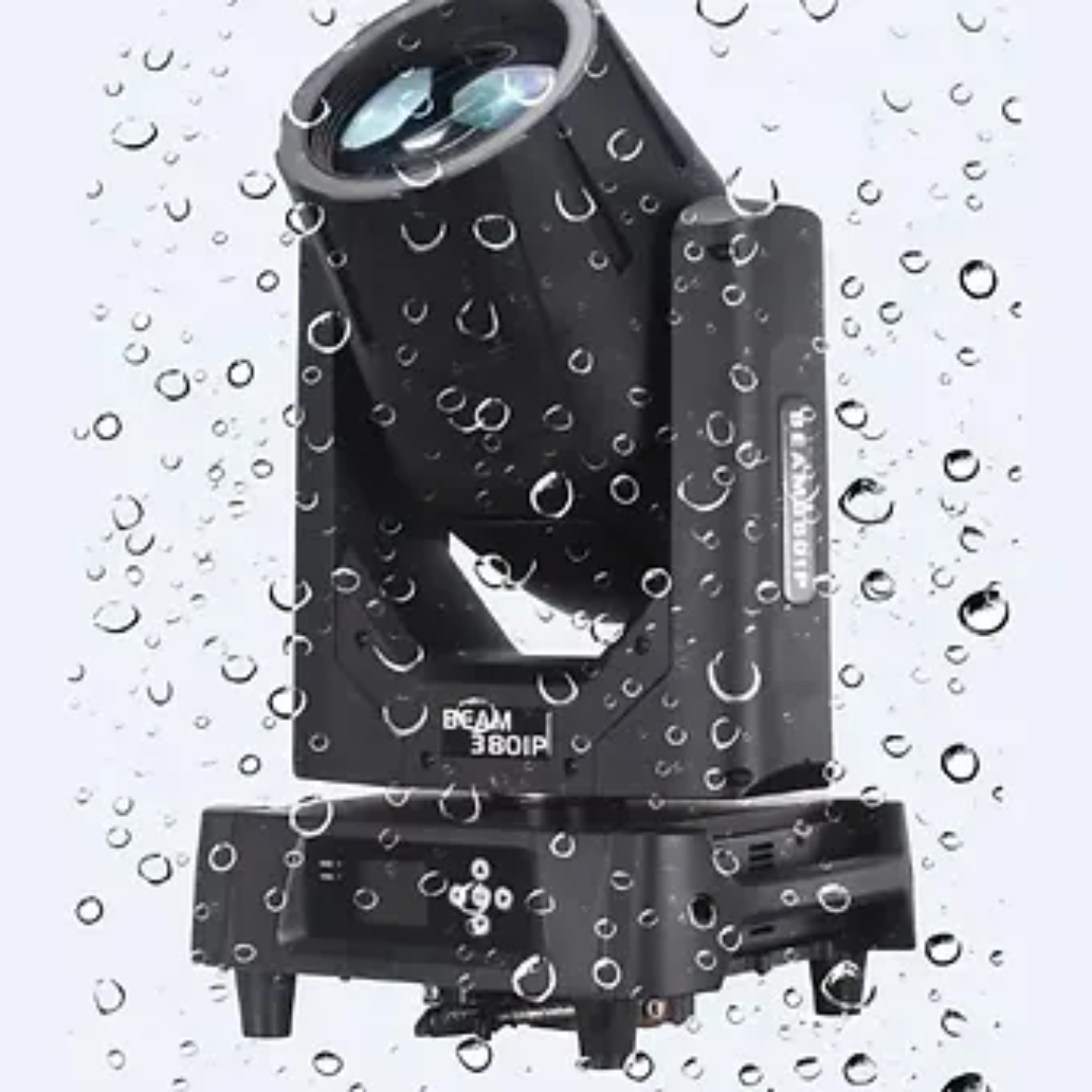 Crisp Jubaris beam 380IP | 380W IP65 Outdoor Beam Light | RGB Halo + Dual Prism FX