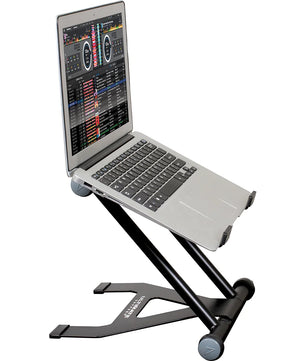 Ultimate Support HYP1010 | Adjustable Laptop Stand | Folds Flat with Tote Included