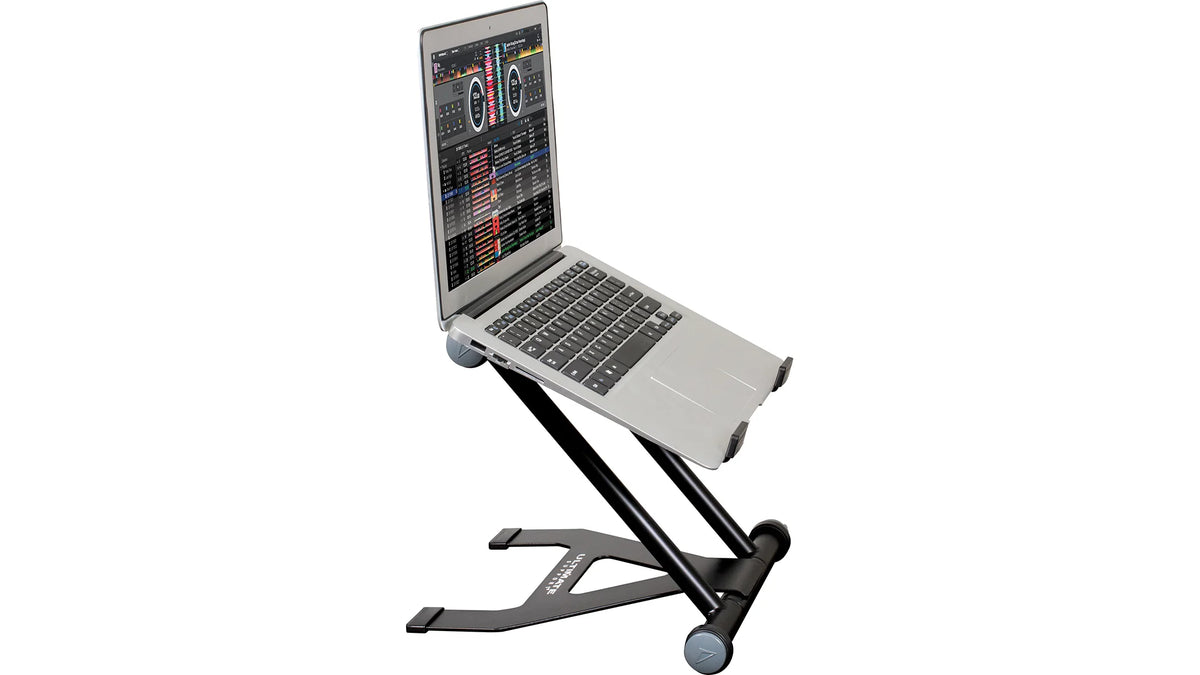 Ultimate Support HYP1010 | Adjustable Laptop Stand | Folds Flat with Tote Included