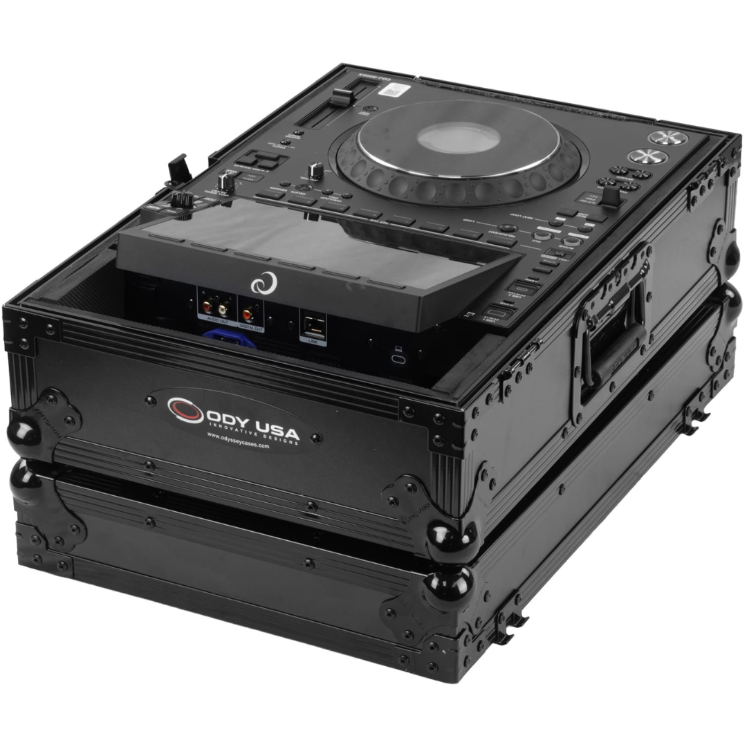 Odyssey RC-CDJ3000XBL | Black Road Case for CDJ3000 | Lightweight Protective DJ Case