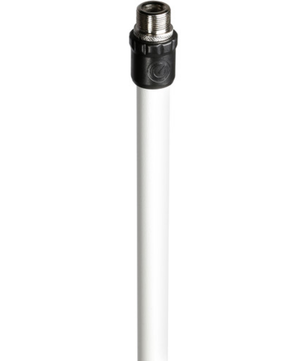Gravity Stands GMS23W | 39-63 Inch Height Range | Round Base Microphone Stand White