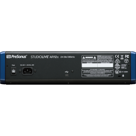 PreSonus StudioLive AR12c | 14-Channel Analog Mixer | USB-C Recording Interface