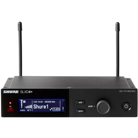 Shure SLXD24+/58-G57 | Handheld Wireless System with SM58 Mic | 138MHz Tuning & ShowLink Control