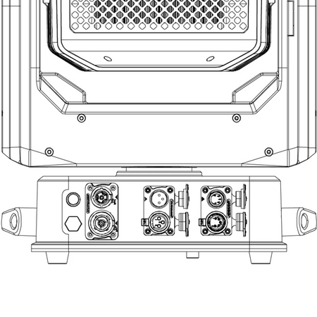 Event Lighting OUTBACK12X40W | 480W IP65 Outdoor RGBW LED Zoom Wash with Pixel Control