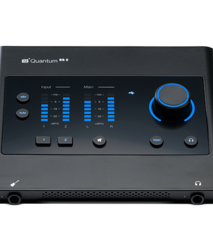 PreSonus Quantum ES 2 | 2x2 USB-C Audio Interface | 24-bit/192 kHz with MAX-HD Preamps