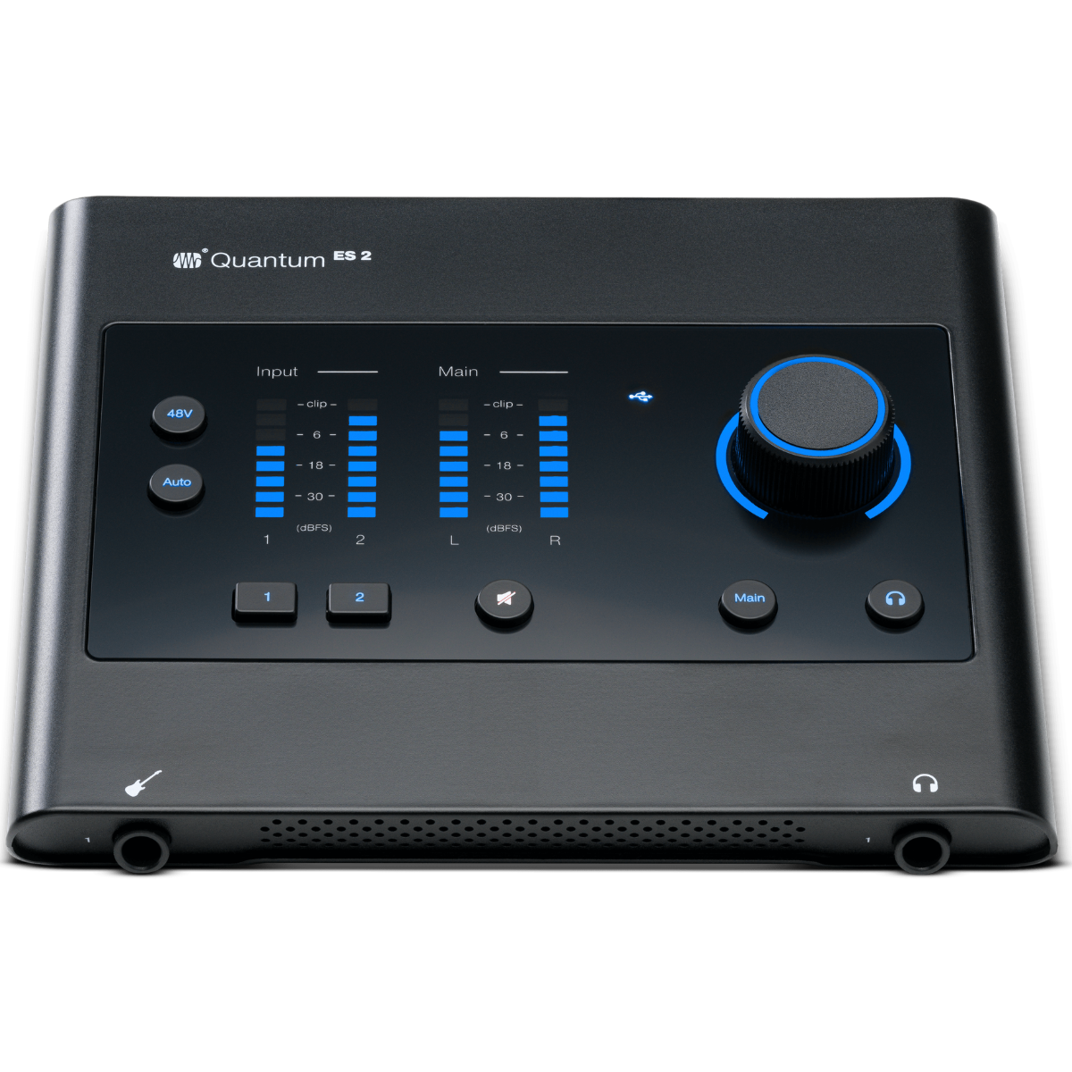 PreSonus Quantum ES 2 | 2x2 USB-C Audio Interface | 24-bit/192 kHz with MAX-HD Preamps