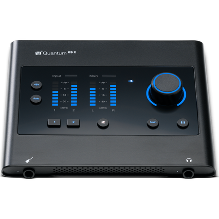 PreSonus Quantum ES 2 | 2x2 USB-C Audio Interface | 24-bit/192 kHz with MAX-HD Preamps